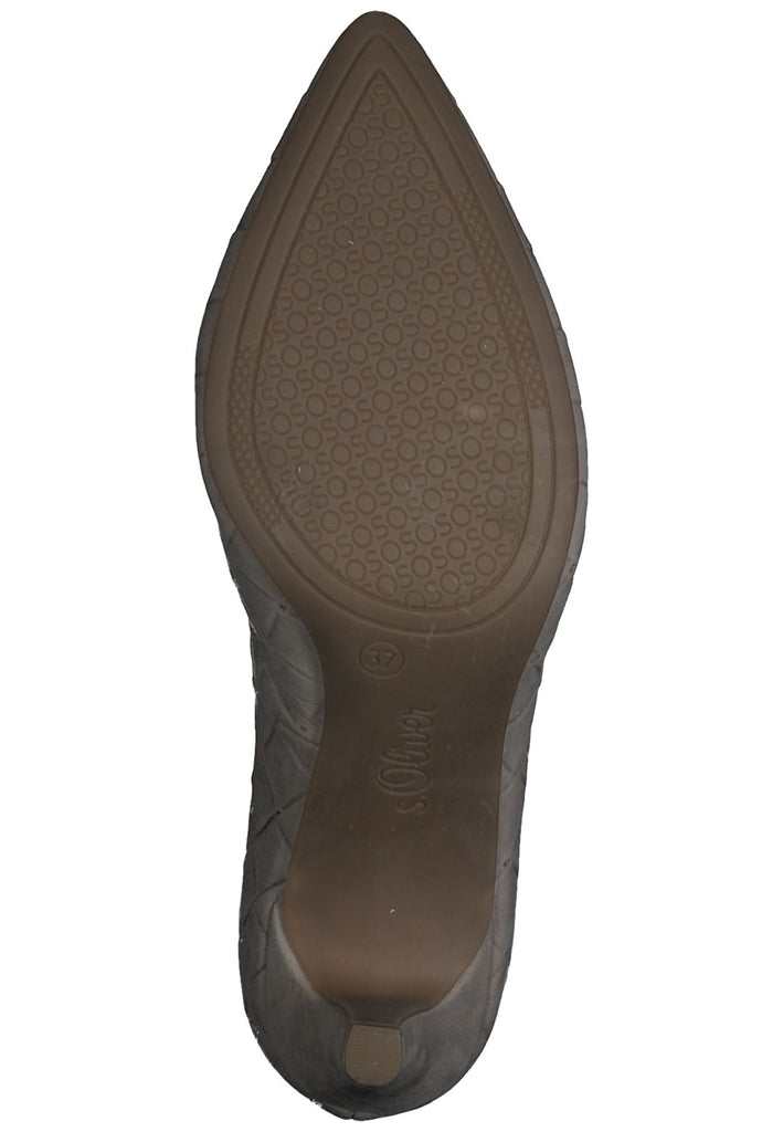 s.Oliver Pumps Leder Hellgrau