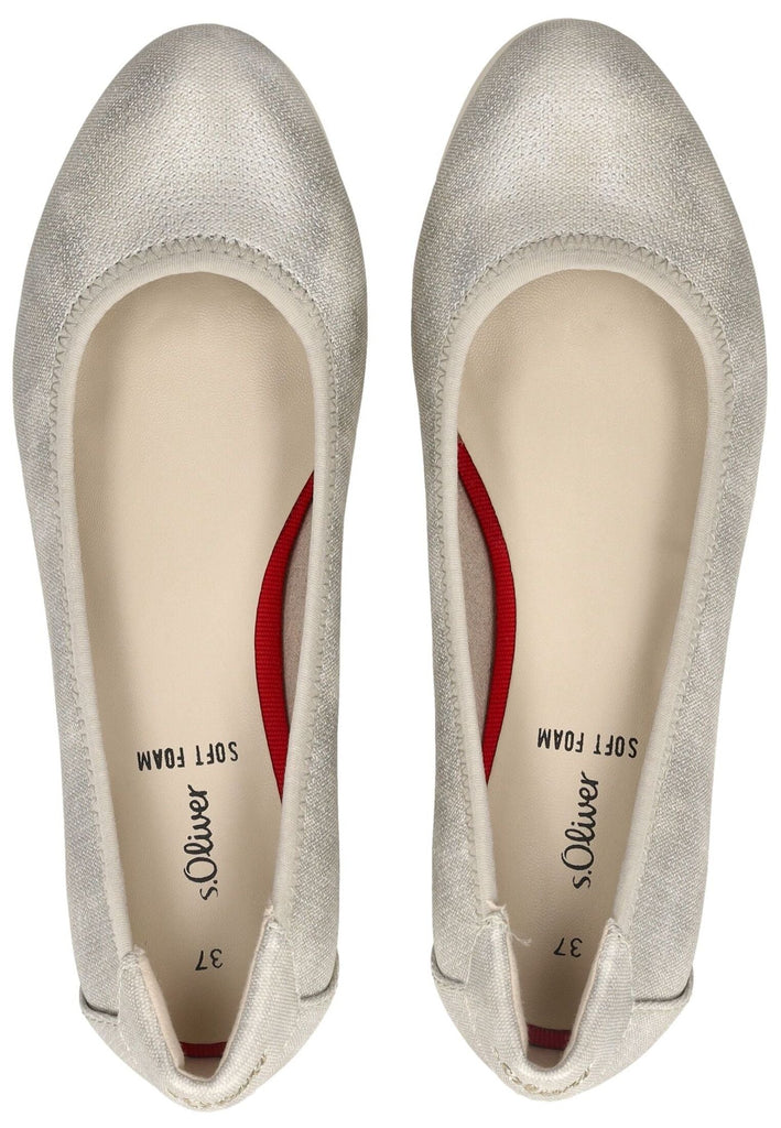 s.Oliver Pumps Lederimitat Beige