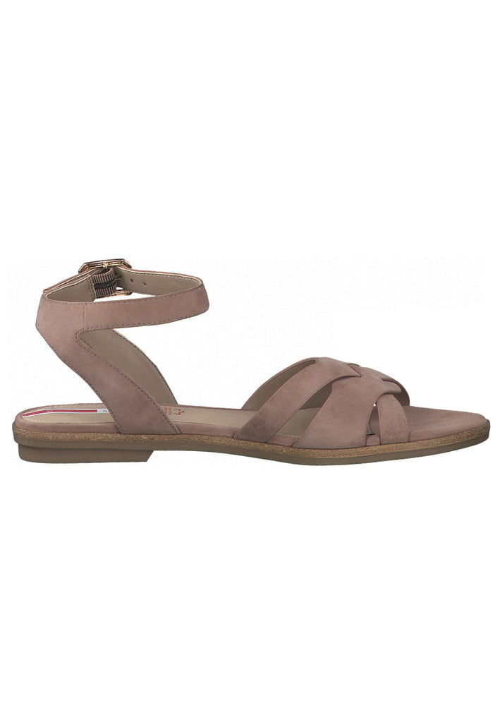 s.Oliver Sandalen Leder Altrosa