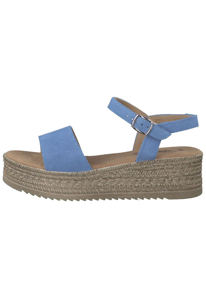 s.Oliver Sandalen Leder Blau