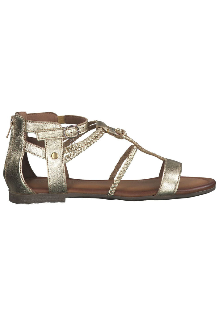 s.Oliver Sandalen Leder Champagne