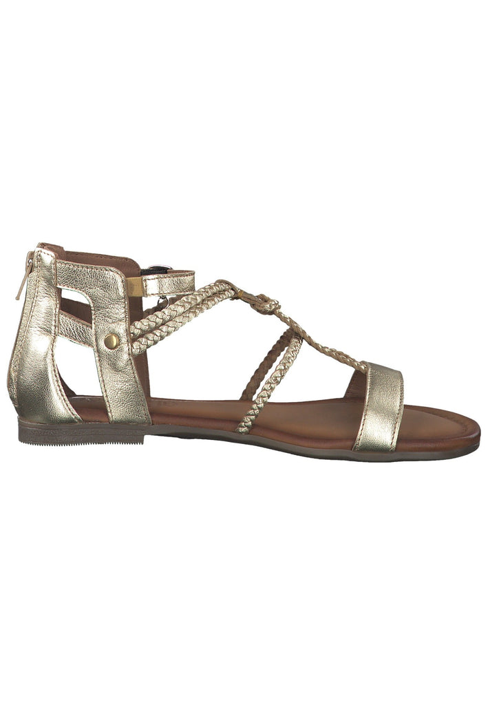 s.Oliver Sandalen Leder Champagne