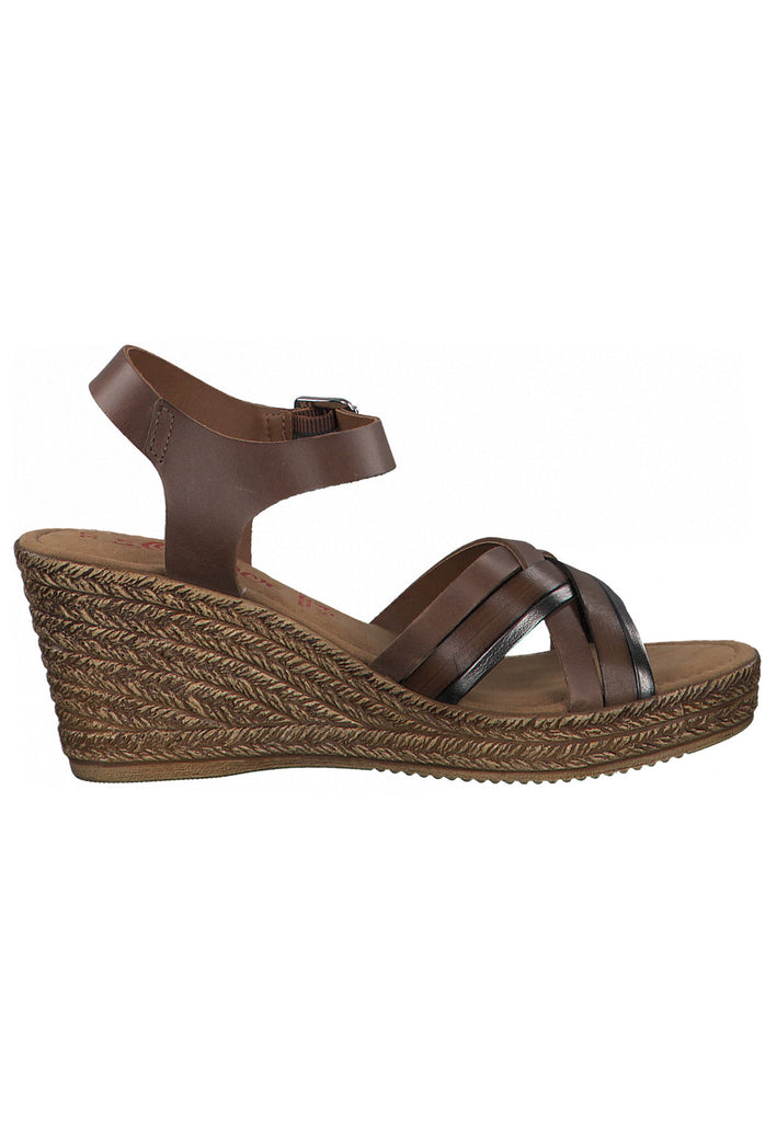 s.Oliver Sandalen Leder Cuoio