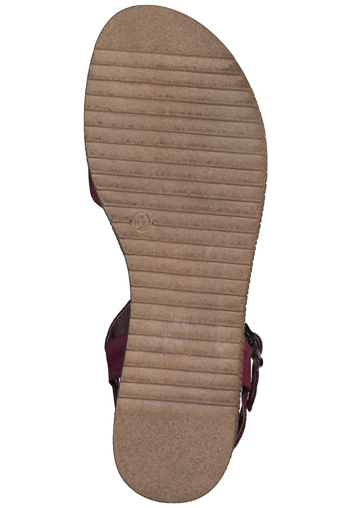 s.Oliver Sandalen Leder Fuchsia