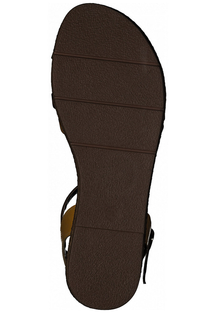 s.Oliver Sandalen Leder Gelb/Braun