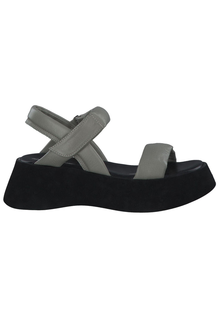 s.Oliver Sandalen Leder Grau