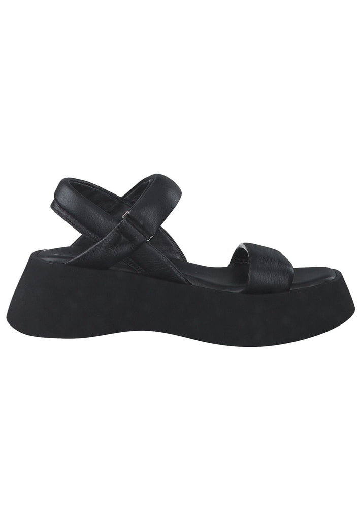 s.Oliver Sandalen Leder Schwarz