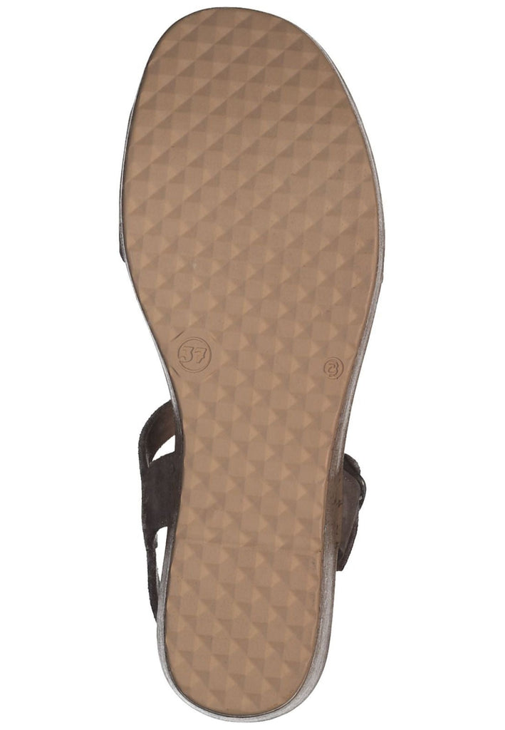 s.Oliver Sandalen Leder Taupe