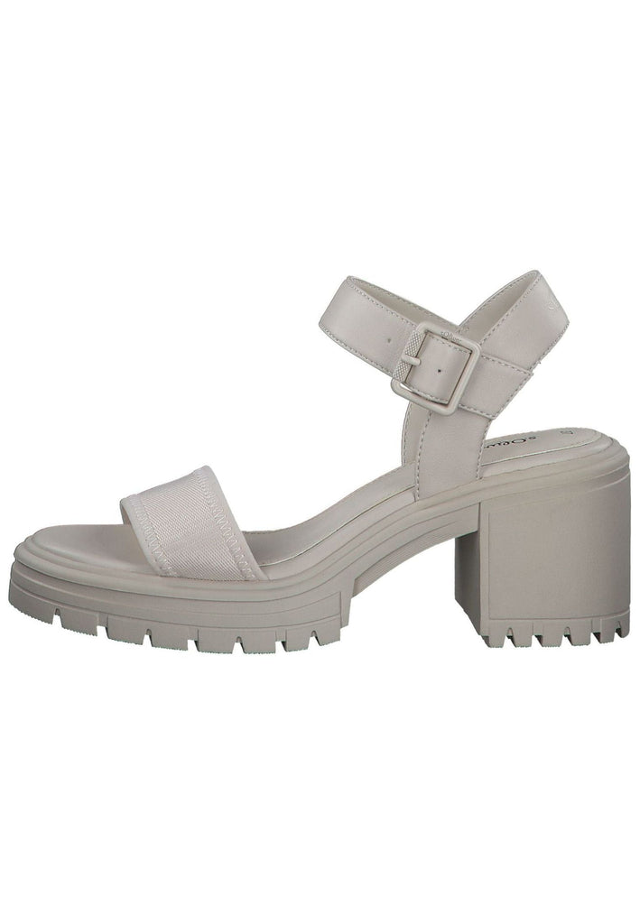 s.Oliver Sandalen Lederimitat Cream