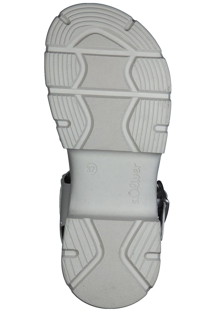 s.Oliver Sandalen Lederimitat Cream