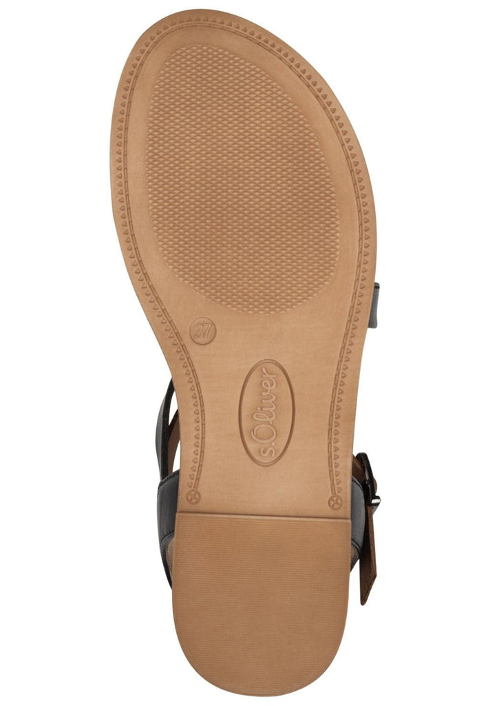 s.Oliver Sandalen Lederimitat Leopard