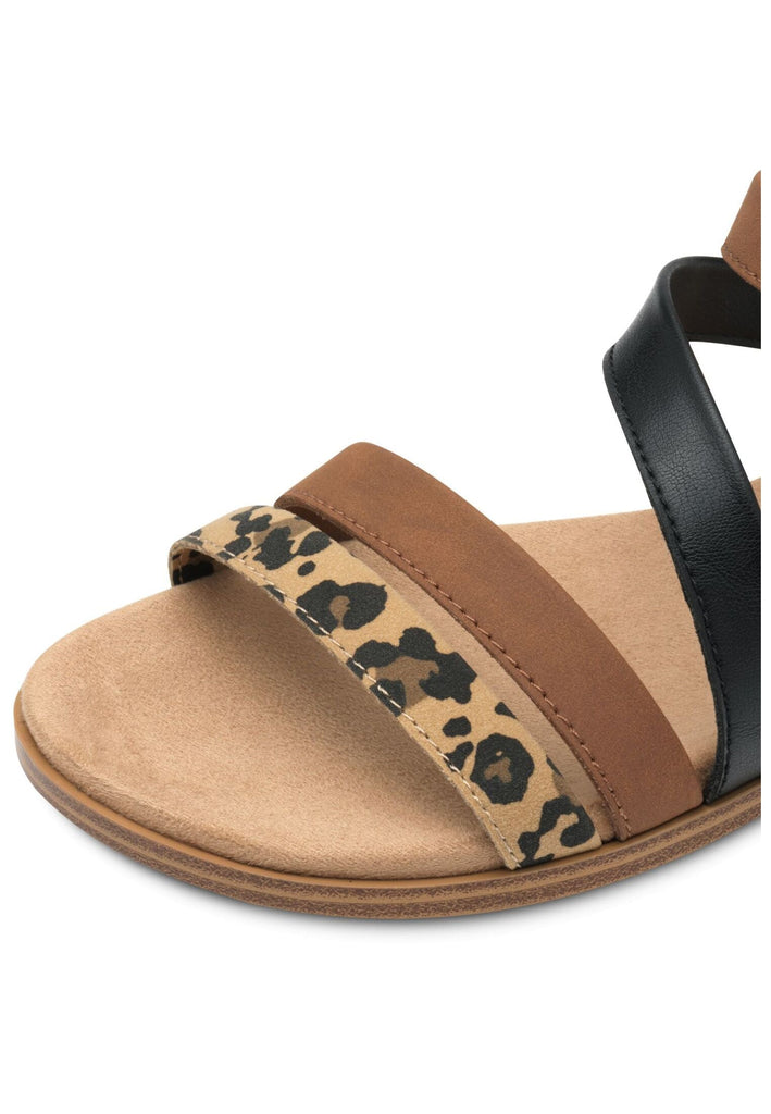 s.Oliver Sandalen Lederimitat Leopard