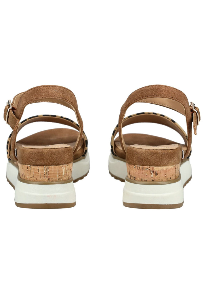 s.Oliver Sandalen Lederimitat Leopard