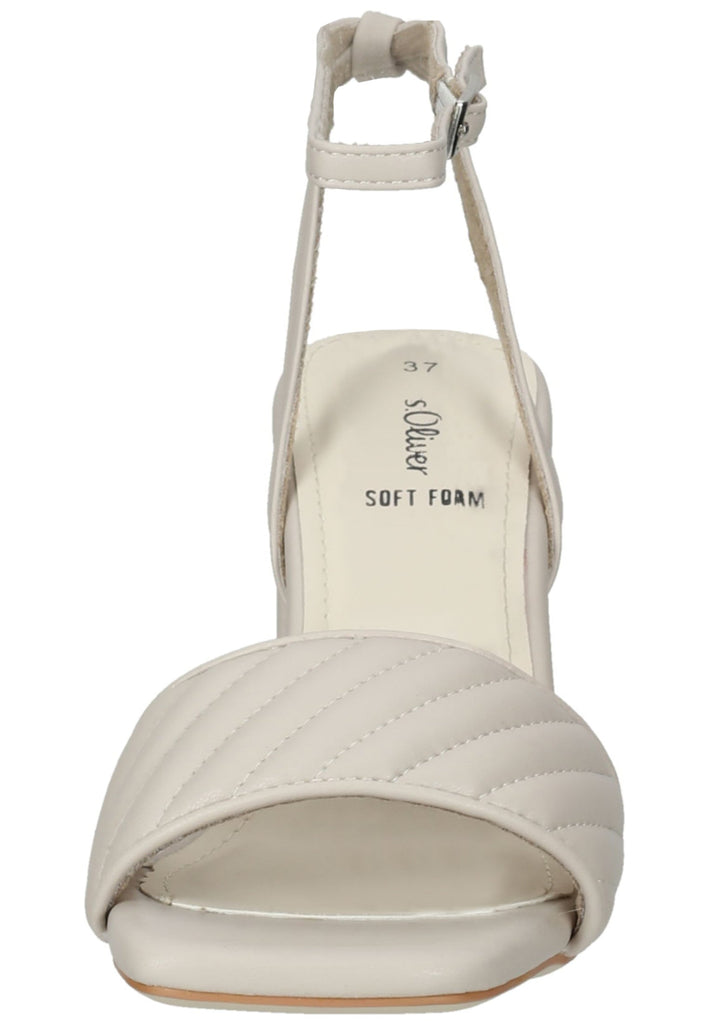 s.Oliver Sandalen Lederimitat Taupe