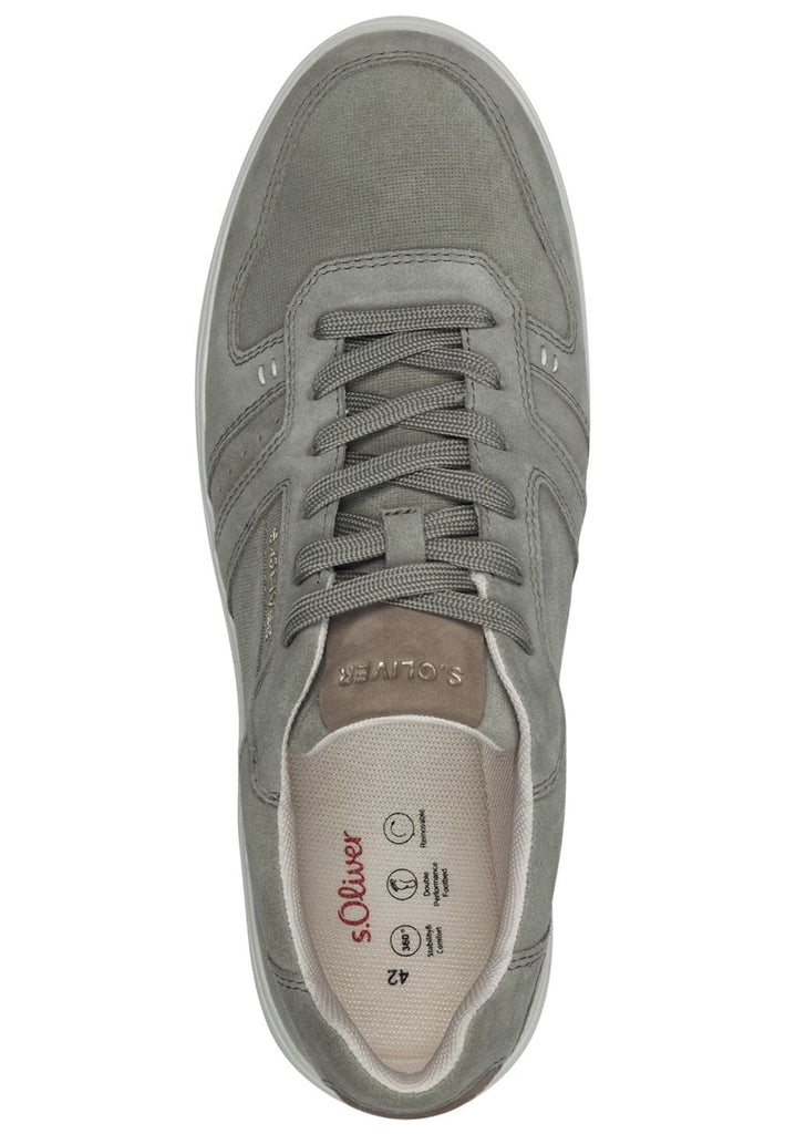 s.Oliver Sneaker Leder/Synthetik Khaki