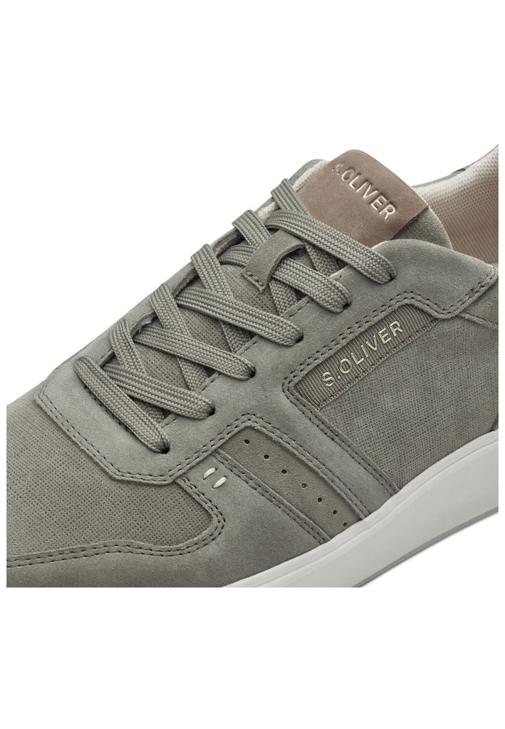 s.Oliver Sneaker Leder/Synthetik Khaki