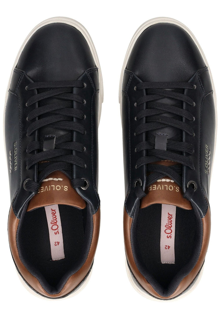 s.Oliver Sneaker Leder/Synthetik Navy