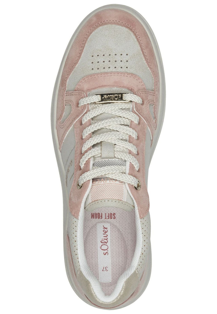 s.Oliver Sneaker Leder/Synthetik Rose