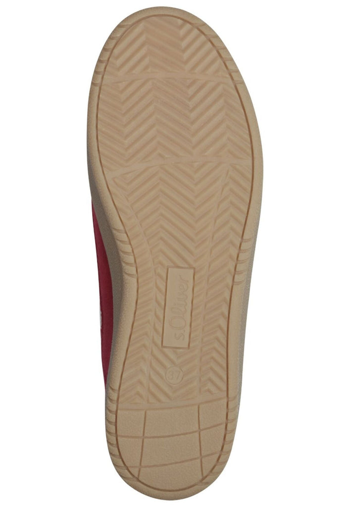 s.Oliver Sneaker Leder/Synthetik Rot