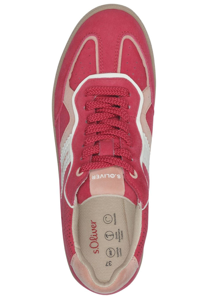 s.Oliver Sneaker Leder/Synthetik Rot