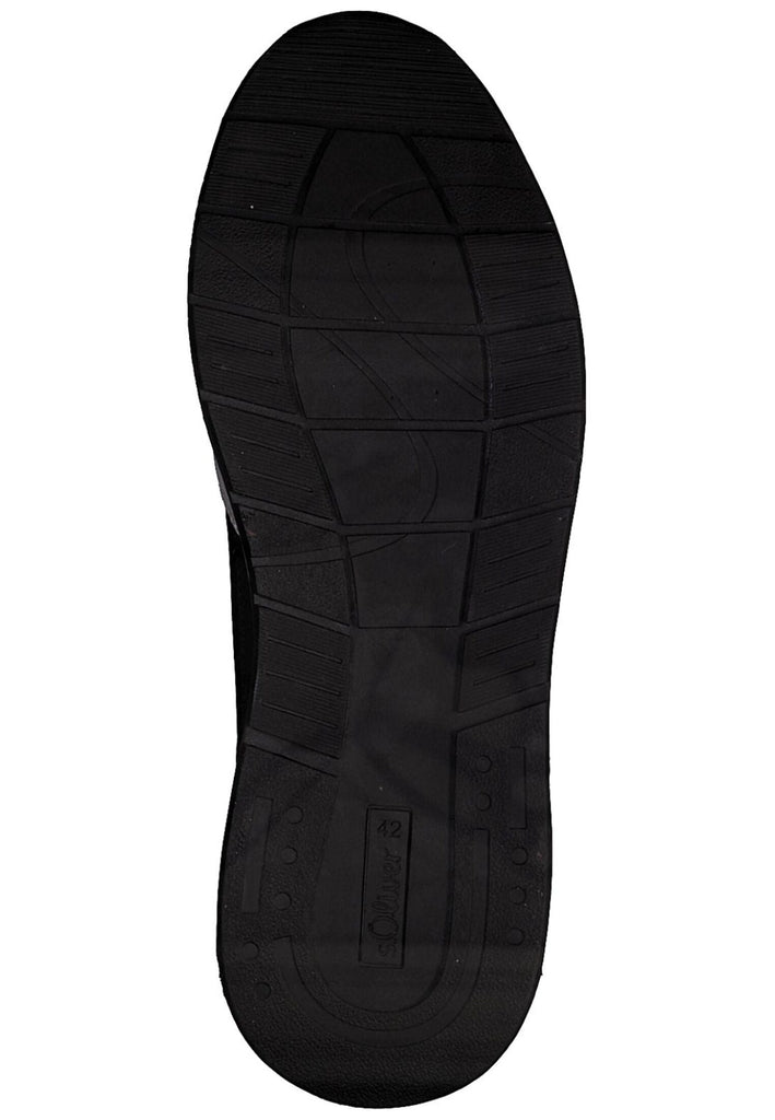 s.Oliver Sneaker Leder/Textil Schwarz Kombi