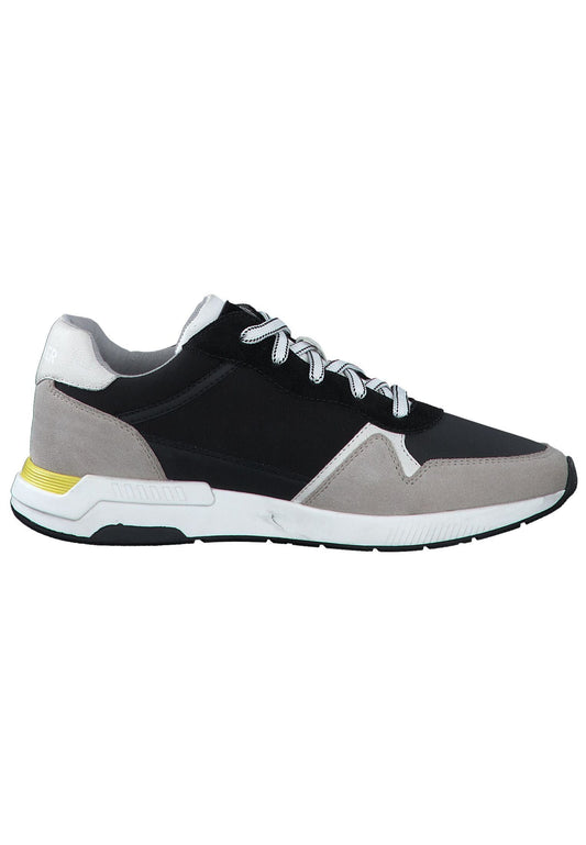 s.Oliver Sneaker Leder/Textil Schwarz Kombi