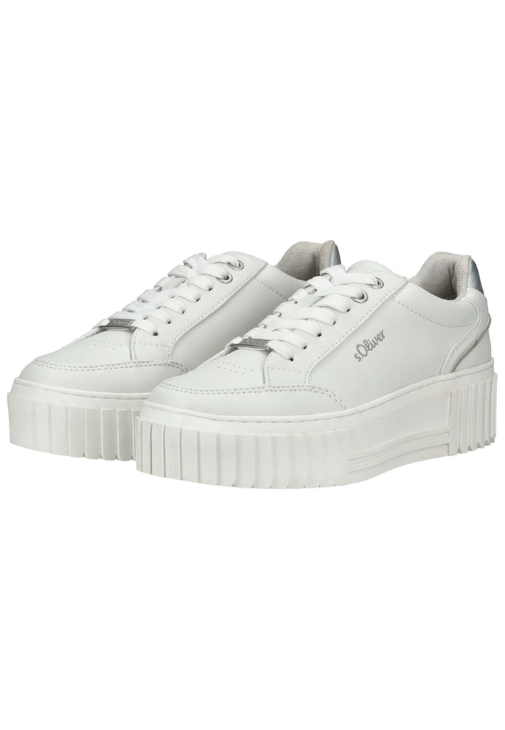 s.Oliver Sneaker Leder Weiß
