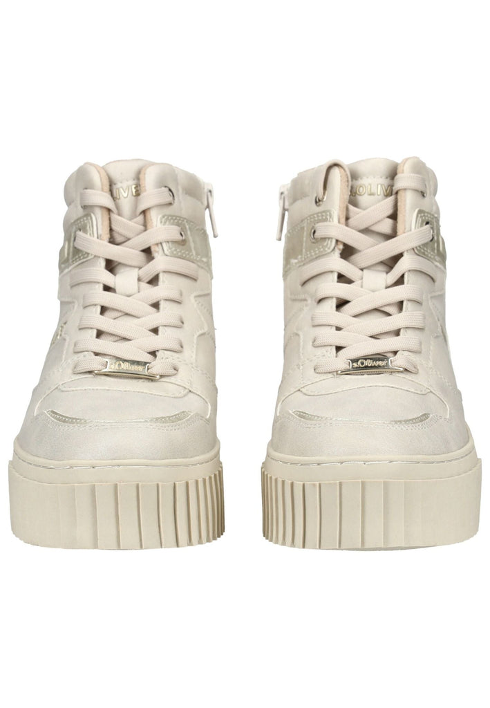 s.Oliver Sneaker Lederimitat Cream