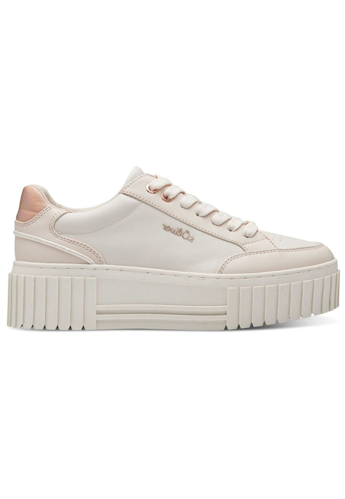 s.Oliver Sneaker Lederimitat Hellpink