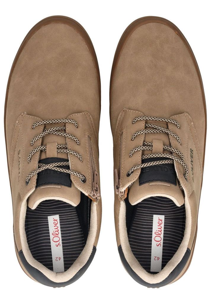s.Oliver Sneaker Lederimitat Taupe