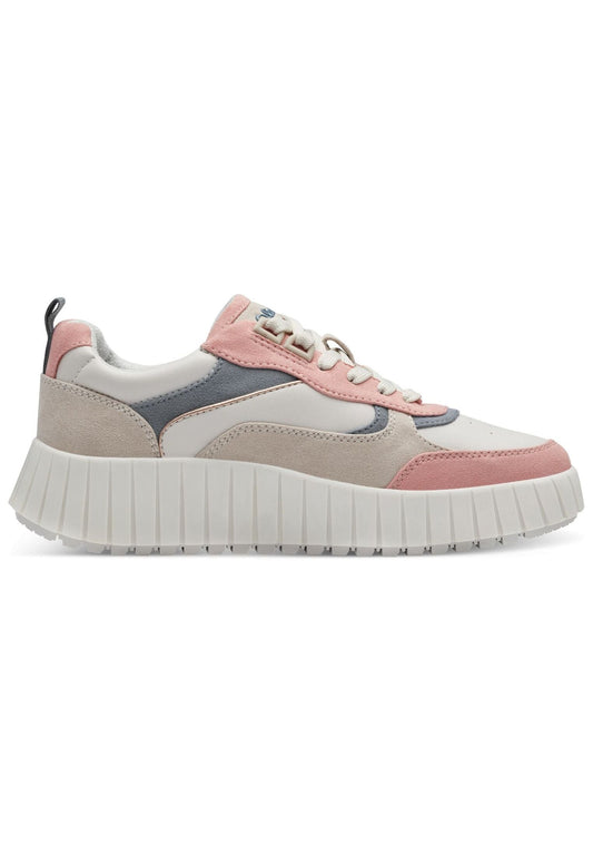 s.Oliver Sneaker Lederimitat/Textil Coral
