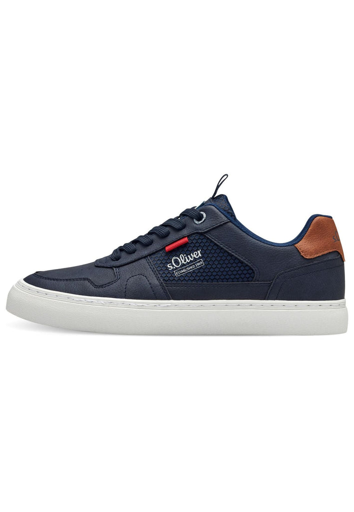 s.Oliver Sneaker Lederimitat/Textil Navy