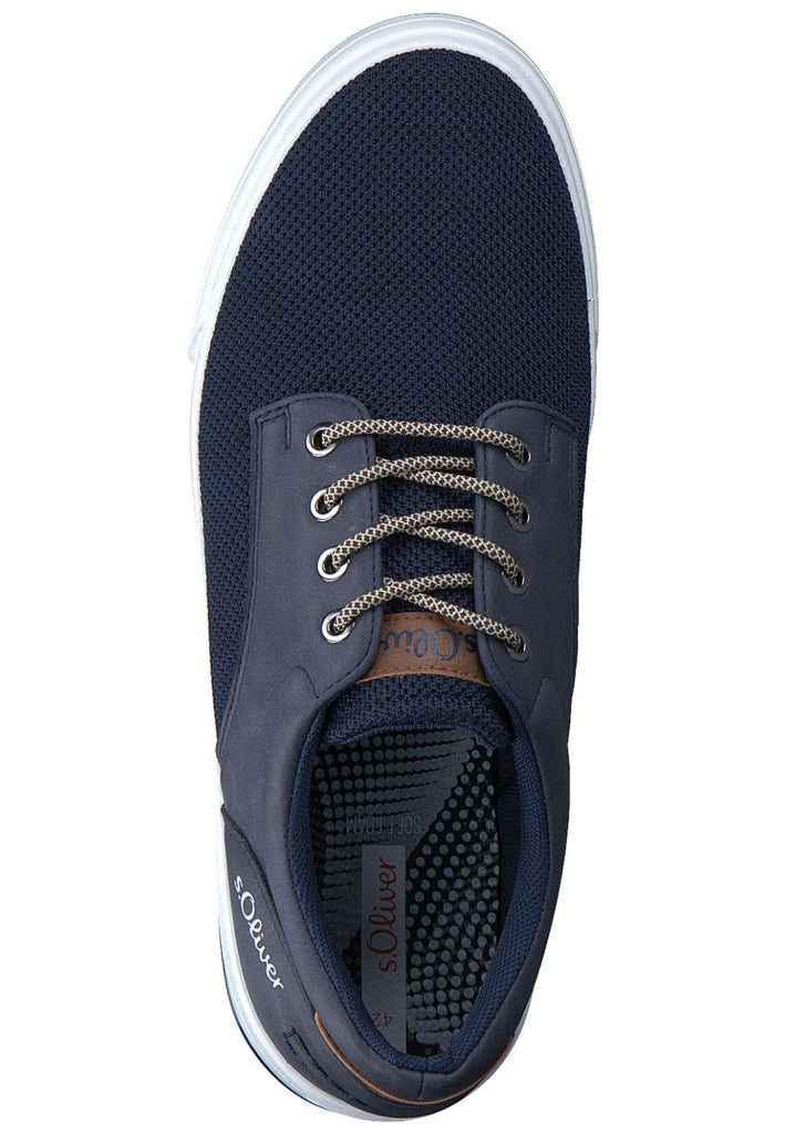 s.Oliver Sneaker Lederimitat/Textil Navy