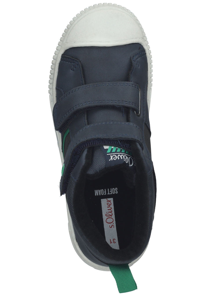 s.Oliver Sneaker Lederimitat/Textil Navy
