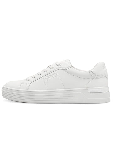s.Oliver Sneaker Lederimitat Weiß