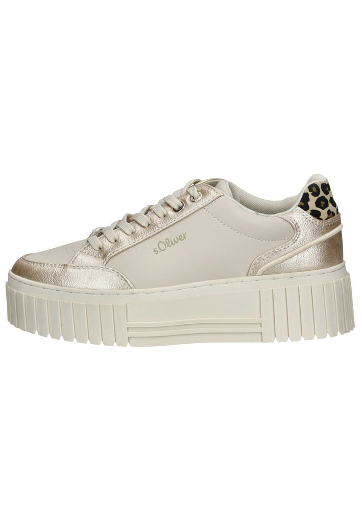 Sneaker s.Oliver Sneaker Leder Beige