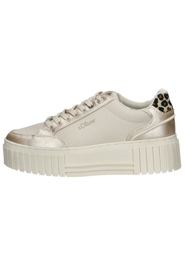Sneaker s.Oliver Sneaker Leder Beige