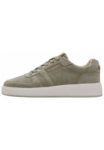 Sneaker s.Oliver Sneaker Leder/Synthetik Khaki