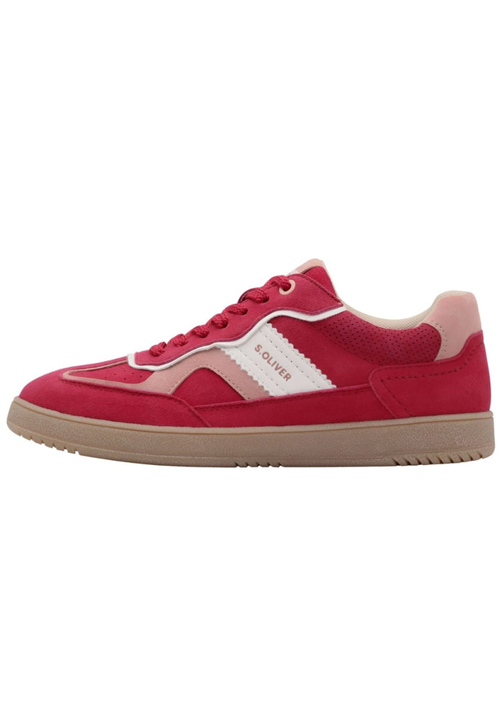 Sneaker s.Oliver Sneaker Leder/Synthetik Rot