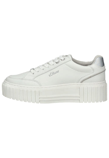 Sneaker s.Oliver Sneaker Leder Weiß