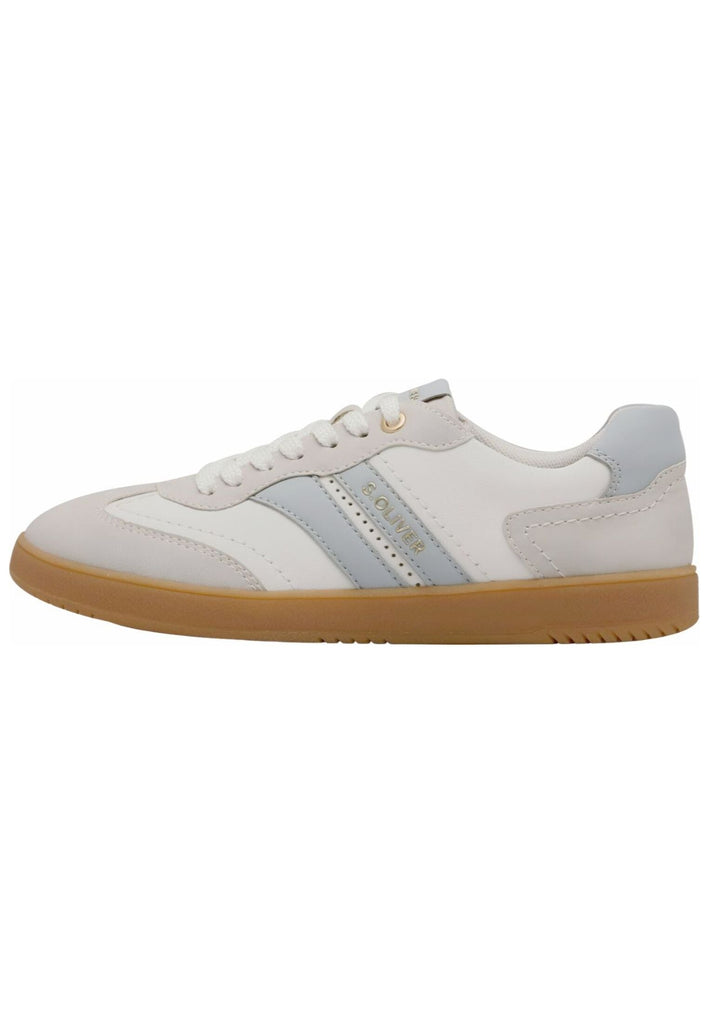 Sneaker s.Oliver Sneaker Leder Weiß/Blau