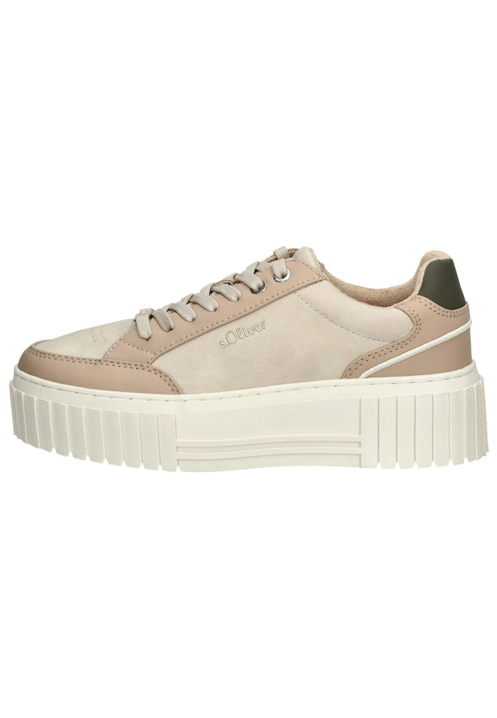 Sneaker s.Oliver Sneaker Lederimitat Beige