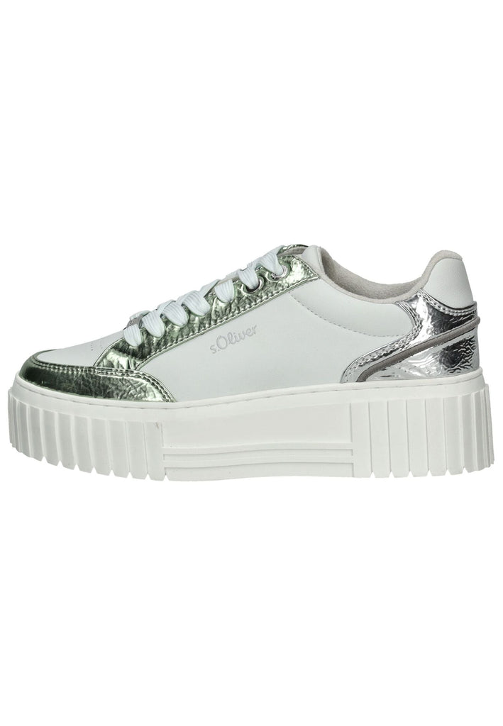 Sneaker s.Oliver Sneaker Lederimitat Metallic