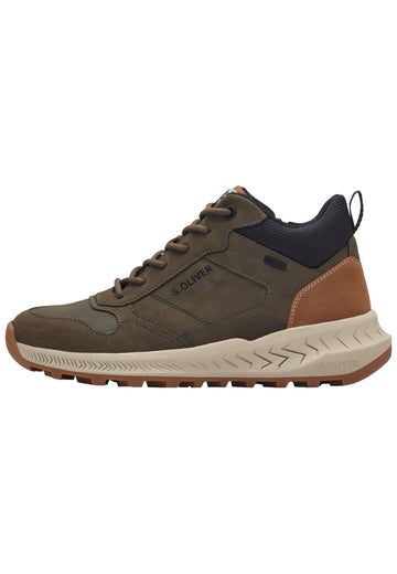 Sneaker s.Oliver Sneaker Lederimitat/Textil Khaki