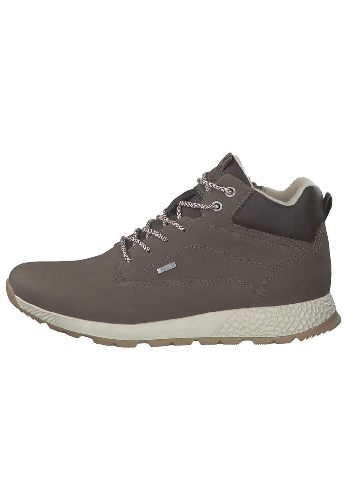 Sneaker s.Oliver Sneaker Lederimitat/Textil Taupe