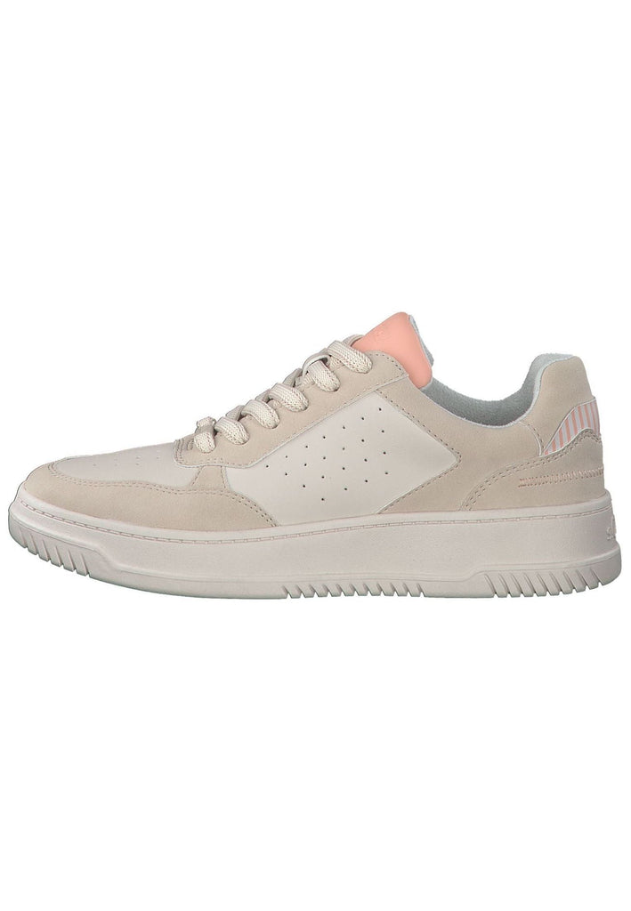 Sneaker s.Oliver Sneaker Lederimitat Weiß/Pink