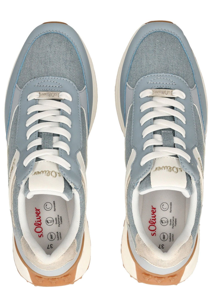 s.Oliver Sneaker Synthetik/Textil Denim