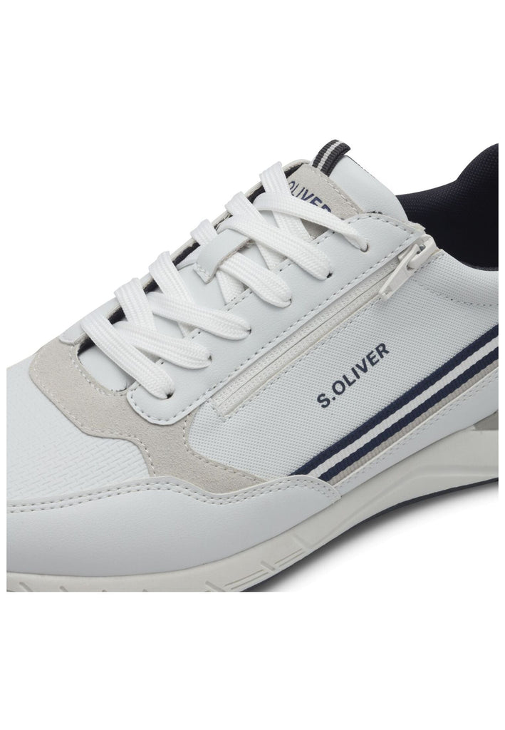 s.Oliver Sneaker Synthetik Weiß