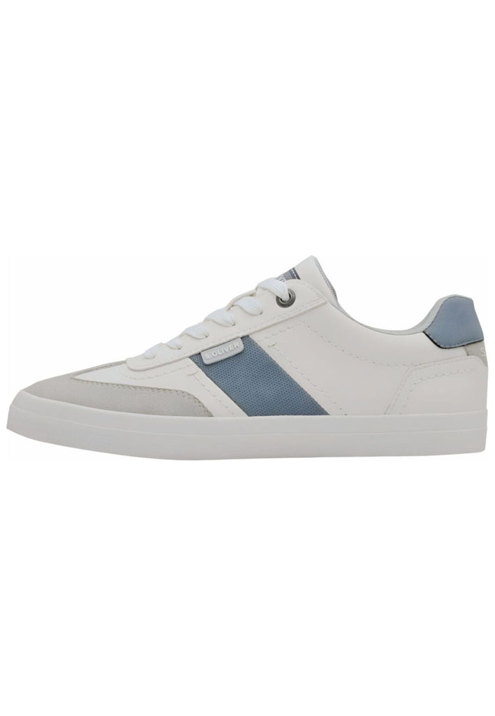 s.Oliver Sneaker Synthetik Weiß/Blau