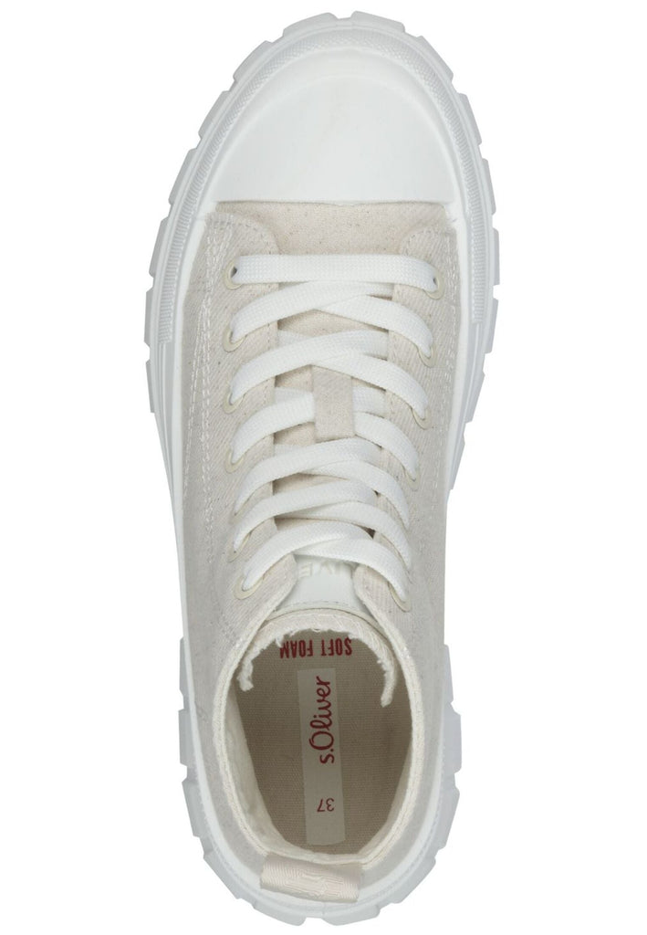s.Oliver Sneaker Textil Beige